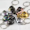 Whistle Sound Turbo Keychain Sleeve Bearing Spinning Auto Part Modell Turbocharger Key Chain Ring Keyfob Keyring