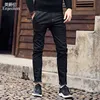 Enjeolon hommes jean marque noir hommes mode pantalons longs Denim pantalon vêtements grande taille KZ6141 210723
