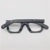 Vazrobe Zwarte brillen Frame Mannelijke vierkante bril Mannen Dikke bril voor hoog aantal Vintage Nerd Eyewear Fashion Sunglasses frames