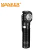 Manker E02 II 420 Lumens Luminus SST20 LED مصباح يدوي AAA / 10440 Pocket EDC Keychain الشعلة مع الذيل المغناطيسي عكس كليب 210322