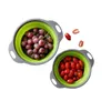 2PCS składane zamieszane sitko lecz kuchnia Owoce Filtr Filtr koszyk warzywne Colanders Inne karmienie dziecka 283 k2