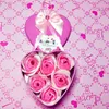 Freeshipping PPetal Rose Flower Soap Wedding Toy Gift voor Valentijnsdag YT199504