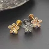 Surgical Steel Lip Studs Labret Rings Ear Cartilage Stud for Men Women CZ Helix Tragus Sexy Piercing Jewelry
