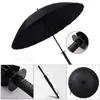 Umbrellas Japanese Samurai Umbrella Super Windproof Semi-automatic Long Handle 8/16/24 Bone Male Lady Animation