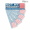 Impechment Biden Star Sticker 7.62x22.86cm U.S حملة رئاسية لا رئيسي الوفير سيارة ملصقا راية مركبة Banner GGA4121