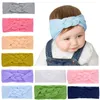 Nylon Bebê Headband Chinês Nó Cabeça Envoltório Trançado Bebê Bebê Bandas Cabelos Infantios Acessórios Para Meninas Newborn Turban 0927