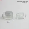 30 x 30g Mini Clear Cream Glass Jar Tom 1oz Kosmetisk Make up Provbehållare Emulsion Refillerbar Pot Silver Gold Lidgood