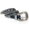 Cintura western su misura per la cintura da cowboy bling uomini strass Ceinture Femme Belts244K