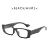 Quadratische modische Sonnenbrille mit kleinem Rahmen, leuchtend schwarz, schlicht, elegante Brille, stilvoll