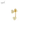 Stud Er Yao Bi Women's Stylish Exquisite Zircon Earring For Women Wedding Engagement Anniversary Jewelry