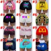 2021 Women Pants Yoga Shorts Sexy Slim Printed Letter Cartoons Tight Shorts Summer Designer Mini Leggings Fashion