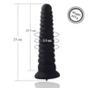 Nxy Anal Toys Sex Hismith 25cm Silicone Plug with Kliclok Big Butt for Premium Machine Dildo Black Long 1207