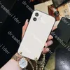 fashion phone cases for iphone 14 pro max Plus 13 13pro 13promax 12 12Pro 12ProMax 11 XSMAX leather case designer shell With pearl lanyard