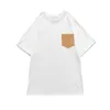 T-shirt da uomo Uomo Summer Tshirsts Boy Fashion Street Tee Mens Casual Paneling T-Shirt Gioventù T-T-T-Time Top di alta qualità