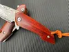 Little Swan Mini Keychain Pocket Folding Knife VG10 Damascus Blade Dalbergia Granule Handle Tactical Hunting EDC Survival Tool Knives A3921