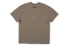 2022 Bahar Yaz T Shirt AB Boyutu Geri 3D Silikon Logo Tee Erkekler Kadınlar Sokak Kaykay Rahat Pamuk Tişört