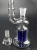 10.8 Inch Colorful Glass Bong Hookahs with 8 Arm Thick Recycler Bubbler Oil Rigs 14mm bowl