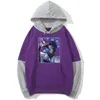 Anime Demon Slayer Hoodies Shinobu Kocho Pullover Cosplay Kostuum Unisex Bovenkleding Tops H1227