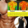 Sauna Afslanken Vest Mannen Body Shaper Taille Trainer Sweat Suit Training Shapewear Neopreen Compression Tank Top Thermal Shirt