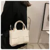 Female Bag Spring and Summer Pu Woven Shopping One Shoulder Menger High-capacity