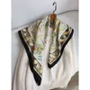 Dierlijke print S Sjaals 90 * 90 cm 100% natuurlijk * Mulberry handgerolde randen 100% zijden sjaal sjaal 90cm