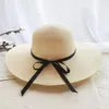 Wide Brim Hats Personalized Floppy Beach Hat Bridesmaid Straw Sun Custom Honeymoon Vacation Hen Party Oliv22