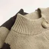 MILANCEL Autumn Kids Sweaters Brief Style Boys Knitwear Single Breast Girls Cardigans 211106