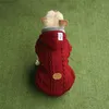 Abbigliamento per cani Abbigliamento Abbigliamento a maglia Abiti da puppy Maglione per animali domestici Abbigliamento per animali domestici Cappotto Doggie Calda Camicia Giacca Costume