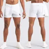 Jogger Snabbtorkande Fitness Mäns Sportbyxor Sommarstrand Casual Mäns Shorts Fashion Herrkläder X0628