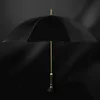 Parapluies Parapluie de luxe noir Gentleman hommes coupe-vent soleil Golf Parasol extérieur Kids7097070