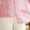 Johnature Verão Retro Moda Floral Impressão Irregular V-Neck Pullovers Camiseta Camisa de Camisa Simples Confortável All-Match Women Tops 210521