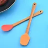 5 stks Mini Silicone Spatel Schraper Basting Brush Lepel Tool Voor Koken Mengen NonStick Cookware Keukengerei BPA Gratis Bakken Gebak Gereedschap FY4655 BS14