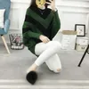 Jesień Zima Koszula Bat Sweter Kobiet Student Hedging Koreański Luźny Rękaw Długi Dna 210427