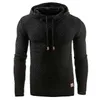 Hoodies Mannen Merk Mannelijke Solid Hooded Sweatshirt Heren Hoodie Trainingspak Sweat Jas Casual Sportswear M-4XL Drop 210818