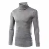 男性用セーターメンズ衣類2022秋の冬スタイルハイネックソリッドセーター