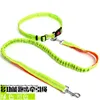 Dog Collars & Leashes Elastic Waist Leash Free Lead With Reflective Strip Running Jogging Sports Training Retractable Hands Rope