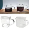 ダブル壁絶縁コーヒーマグエスプレッソラテ測定ガラスカップSメガネ2つの噴出​​茶食器洗い機の安全