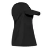 Fast färg fiske hatt mode unisex sunshade ridning solskyddsmedel duck tunga hals vandring sportmask cykel mössor masker