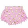 Pantaloncini per bambini Baby Girls Dot Pompon Shorts Dance Party Zebra Leopard Stampa Pantaloncini Summer Tassel Targa Bringe Pantaloni Fashion Boutique Pantaloni