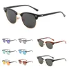 Marca de lujo diseñador polarizado para hombre Gafas de sol Piloto Gafas de sol UV400 Gafas de gafas Marco de metal Lente Polaroid Lens Gafas de sol