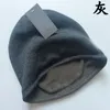 여성 남성용 겨울 가을 모자 브랜드 스타일 패션 비니 Skullies Chapeu Caps 4Color 콜드 양모 모자 더블 양면 귀 보호자 니트 새해 사료