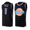 NCAA Mens Movie Space Jam 2 Jersey Bugs Bunny tunes squad D.DUCK! Taz 1/3 Tweety 22 Bill Murray 10 Lola baskettröjor