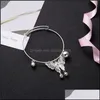 Bangle Jewelrybangle Kobiety Bransoletka Niebiańscy urzędnicy Błogosławieństwo bransoletki Kobieta Butterfly Bransles Damowe biżuteria ręka