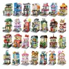 Loz 300-400 pezzi Mini Street View Street Scene Toys Modello creativo puzzle Building Toy for Children Birthday Gift Y1130