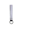 Sublimação de pulseira de neoprene favor a sublimação imprimir lanyard faixa de lanyard split anel chave chaveiro mão chaveiro para meninas / mulheres sn2669