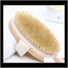 Brushes Sponges Scrubbers Bathroom Aessories Home Gardeth Scrub Body Bath Brush Simple Style Environmental Protectiondot Economic And Tech