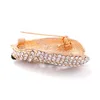 Designer di lusso di alta qualità uomini donne spille in lega oro diamante cicada cicada per abito regalo famoso marca di marca di strass di moda gioielli Annajewel