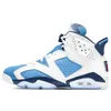 Buty do koszykówki Jumpman Retro 6 6s UNC Białe Czarne Infrared Electric Green Georgetown Midnight Navy Carmine Metallic Silver DMP Travis Brytyjskie Khaki Męskie trampki