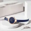 Navorce vrouwen mode blauwe quartz horloge dame lederen horlogeband hoge kwaliteit casual waterdicht polshorloge cadeau voor vrouw 2021