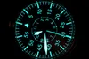 Relógio piloto de movimento NH35 automático com tempo de escape com mostrador preto tipo B ou tipo A e caixa de 42 mm à prova d'água 300M223g